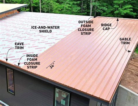 how to frame and metal roof house|installation instructions for metal roofing.